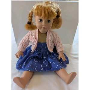 Gotz Puppo Vintage Doll‎ Red Braid Hair Sleepy Eyes 19" Multiple Outfits